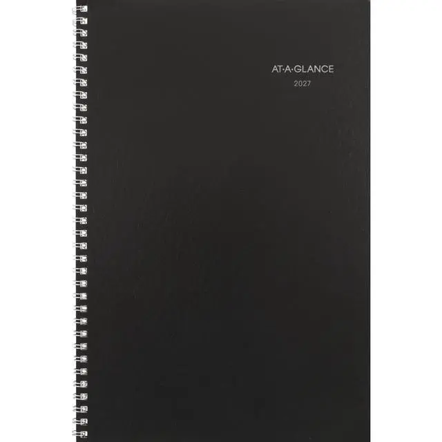 Alt view image 6 of 7 - 2027 Planner, Monthly, 14-Month Dec-Jan, 8" x 12", DayMinder, Black (SK20027)