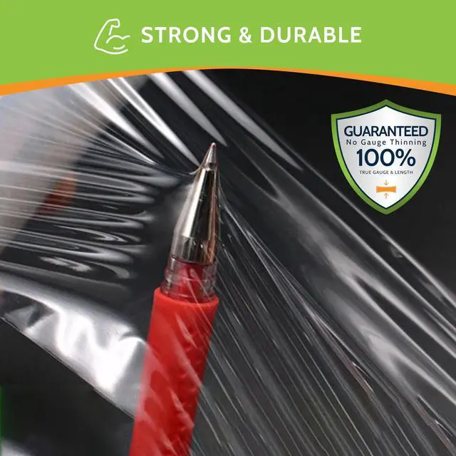 Alt view image 6 of 7 - PSBM Mini Stretch Film/Wrap with Plastic Handle 5" x 1000' 50 GA 12 Rolls | Wrap with Plastic Handle, Industrial Strength Clear Shrink / Plastic Wrap for Moving, Packing, Shipping, Bundling & Storage