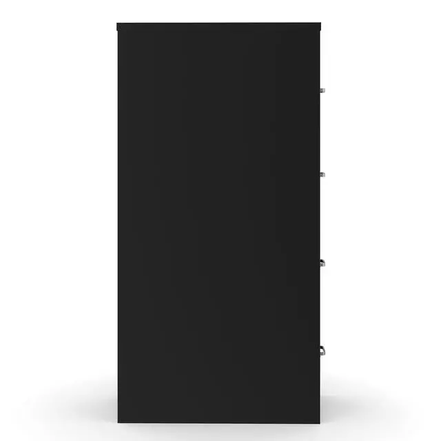 Alt view image 7 of 7 - 4-Drawer Vertical File Cabinet, Letter/Legal, Locking, Black