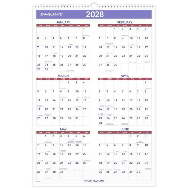 Alt view image 5 of 5 - 2027 Wall Calendar, 15.5" x 22.75" Planner, 3-Month Reference (PM62827)