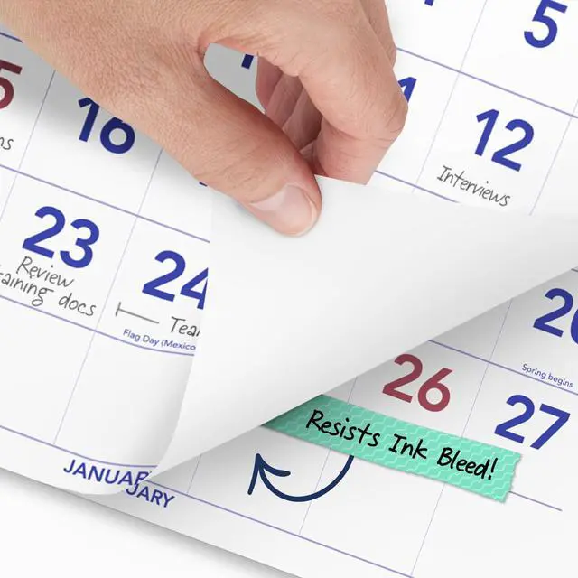 Alt view image 2 of 4 - 2027 Wall Calendar, 14-Month, Dec-Jan, 12" x 27", Vertical 3-Month Reference (PM112827)