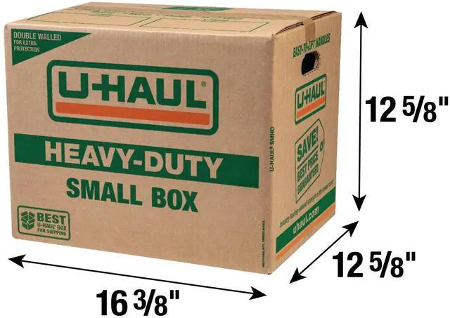 Alt view image 4 of 4 - 11-Piece Small Heavy-Duty Double Wall Moving & Shipping Boxes - Pack of 10 Boxes with Handles - 16-3/8 x 12-5/8 x 12-5/8 (L x W x H) - 1 Bonus Roll of Packing Tape
