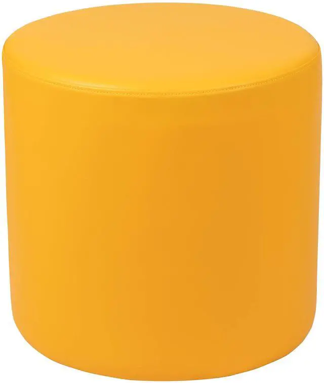 Alt view image 3 of 7 - Yellow 18" H Soft Seating Flexible Circle | For Classrooms and Common Spaces, Flexible Seating, Easy to Move