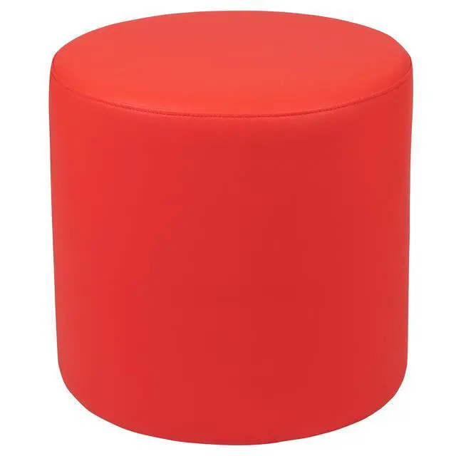 Alt view image 3 of 7 - Red 18" H Soft Seating Flexible Circle | For Classrooms and Common Spaces, Flexible Seating, Easy to Move