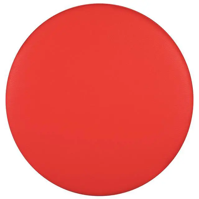 Alt view image 6 of 7 - Red 18" H Soft Seating Flexible Circle | For Classrooms and Common Spaces, Flexible Seating, Easy to Move