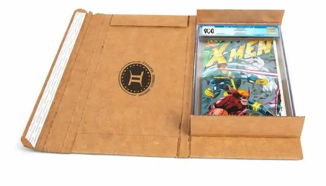 Main image of Gemini Graded Comic Book Mailers - Heavy Duty (8.125x13x.5 Inches, 25-Pack) | Single Slab Shipper Gemini Mailers, Self-Seal, Corner & Edge Protection, Ships one CGC (or similar) Graded Comic Book Slab