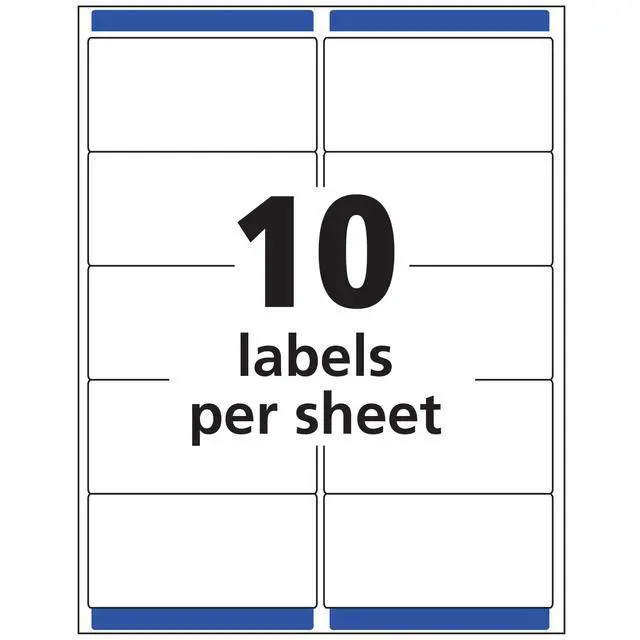 Alt view image 5 of 7 - Printable Shipping Labels with Sure Feed, 2" x 4", Matte Clear, 100 Blank Mailing Labels (18663)