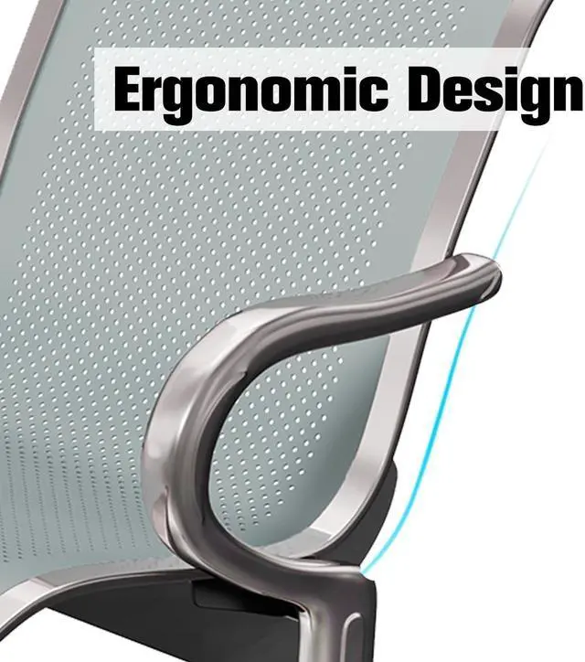 Alt view image 6 of 7 - 2Pcs Waiting Room Chairs - 3-Seat Airport Reception Chairs Reception Bench Office Guest Chairs & Reception Chairs for Office Business Bank Hospital, Silver
