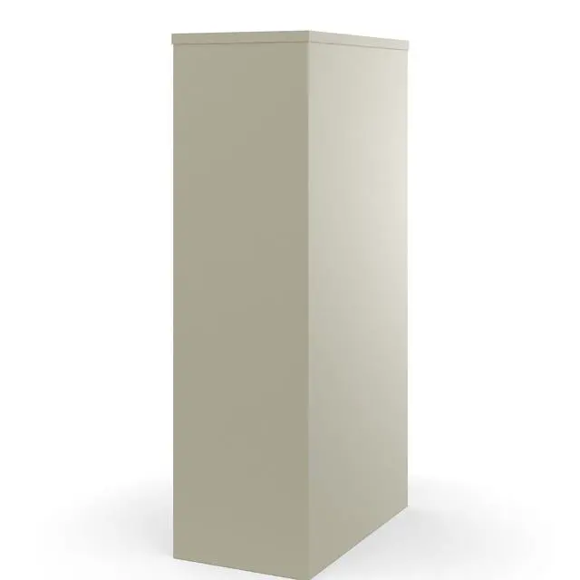 Alt view image 5 of 7 - Commercial 4-Drawer Vertical File Cabinet, Letter Size, Lockable, Putty, Steel, 51.97H x 15W x 22D