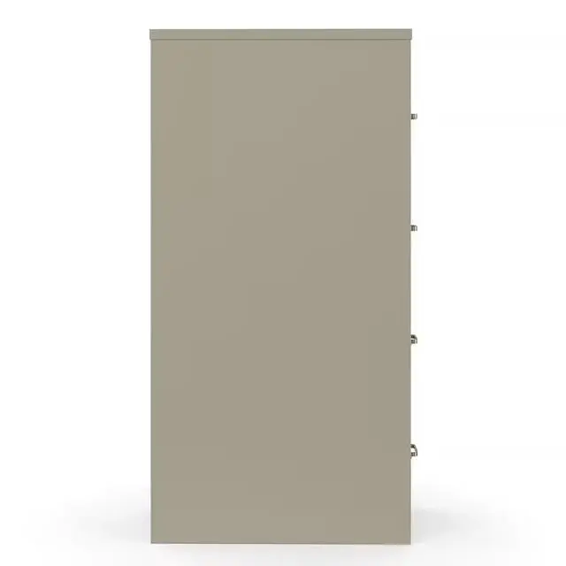 Alt view image 6 of 7 - Commercial 4-Drawer Vertical File Cabinet, Letter Size, Lockable, Putty, Steel, 51.97H x 15W x 22D