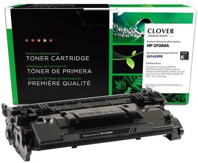 Main image of Remanufactured Toner Cartridge (Reused OEM Chip) Replacement for HP 89A (CF289A) | Black, 10.96 x 2.35 x 4.95