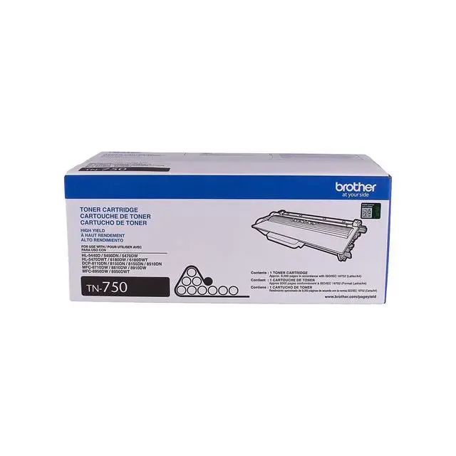 Alt view image 4 of 7 - TN750 HIGH YIELD BLACK TONER CARTRIDGE