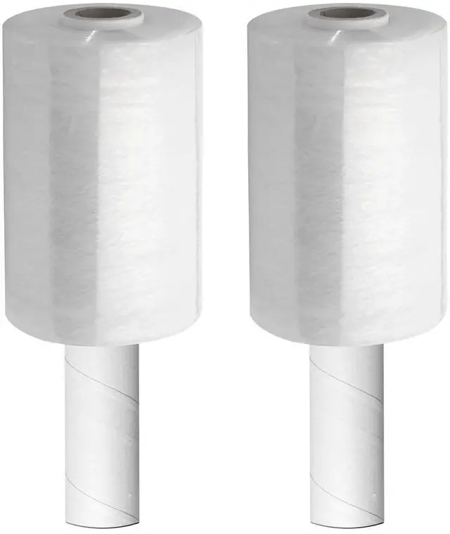 Main image of Shrink Wrap Roll for Moving | 80 Gauge 5" x 1000 FT Plastic Wraps for Packing | Clear Stretch Film for Pallets, Furniture, Boxes & Storage Protection - 2 Pack