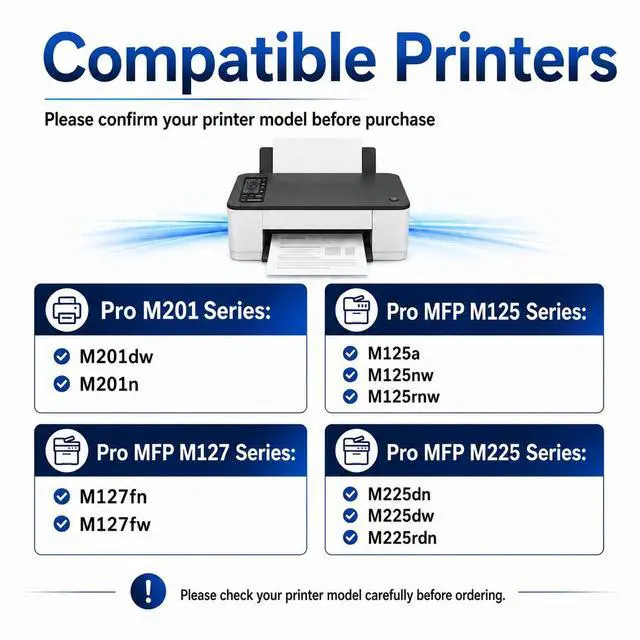 Alt view image 2 of 7 - 83X Black High-Yield Toner Cartridge, CF283X Toner Replacement for HP 83X | Compatible with Pro M201dw M201n Pro MFP M125a M125nw M125rnw M127fn M127fw M225dn M225dw M225rdn Printers, 3-Pack
