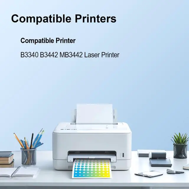 Alt view image 2 of 6 - B341H00 Toner Cartridge High Yield Compatible with Lexmark B341H00 Toner | (with Chip) Replacement for Lexmark B3340 B3442 MB3442 Laser Printer, 3000 Pages