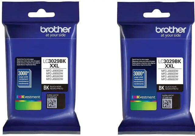 Main image of Super High Yield Black Ink Cartridge EfzniY, 2Pack (LC3029BK)