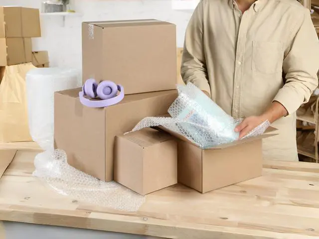 Alt view image 5 of 7 - 12x10x8" Shipping Boxes 30 Pack, Corrugated Cardboard Mailers | Sturdy corrugated cardboard easy fold kraft surface fits shoes toys supplies ideal for moving storage shipping