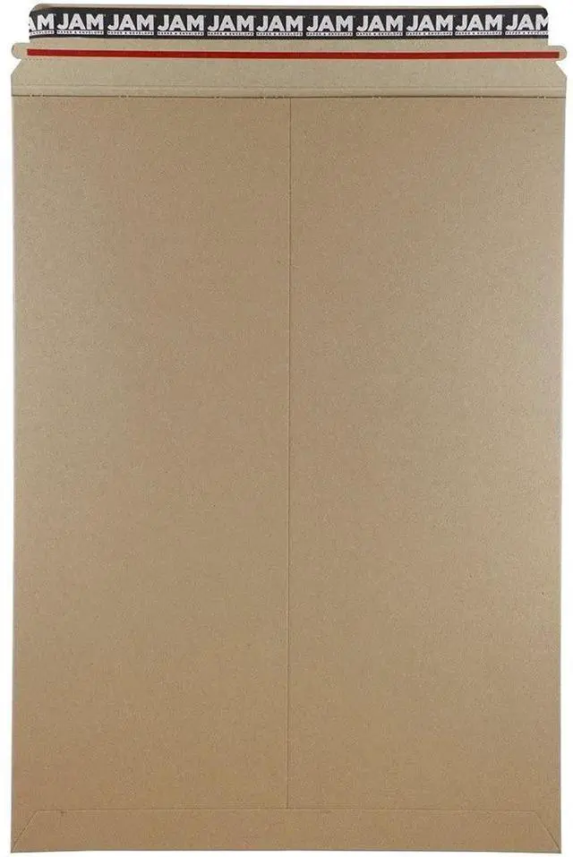 Main image of Stay-Flat Photo Mailer Envelopes with Peel & Seal Closure - 13 x 18 - Brown Kraft - 6 Rigid Mailers/Pack