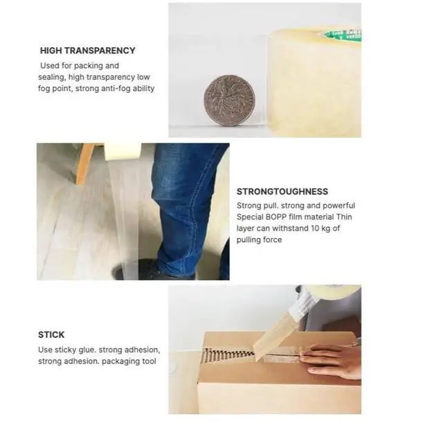 Alt view image 5 of 5 - 36 Rolls Shipping Packaging Box Packing Sealing Tape 2 mil 2" x 110 Yard 330FT
