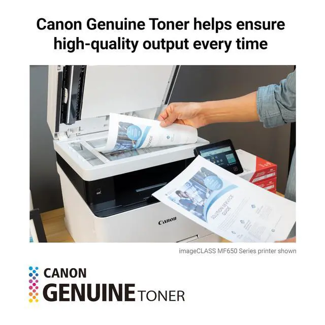 Alt view image 2 of 6 - Genuine 116 Cyan Toner Cartridge Compatible with MF8050Cn, MF8080Cw