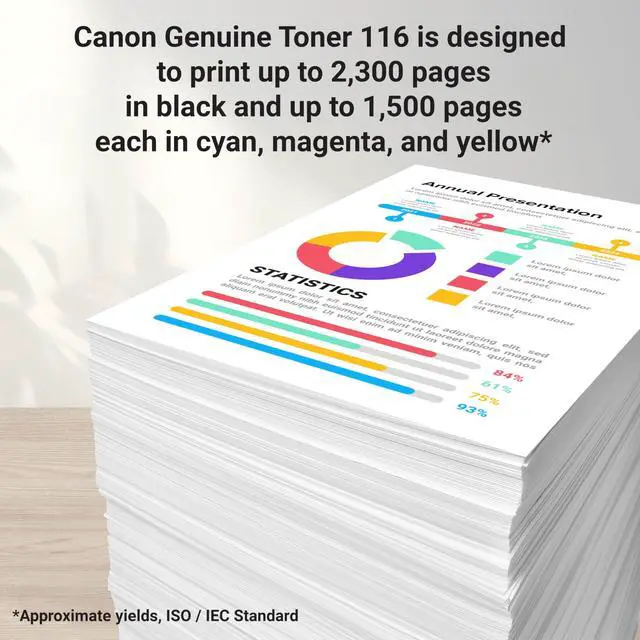Alt view image 3 of 6 - Genuine 116 Cyan Toner Cartridge Compatible with MF8050Cn, MF8080Cw