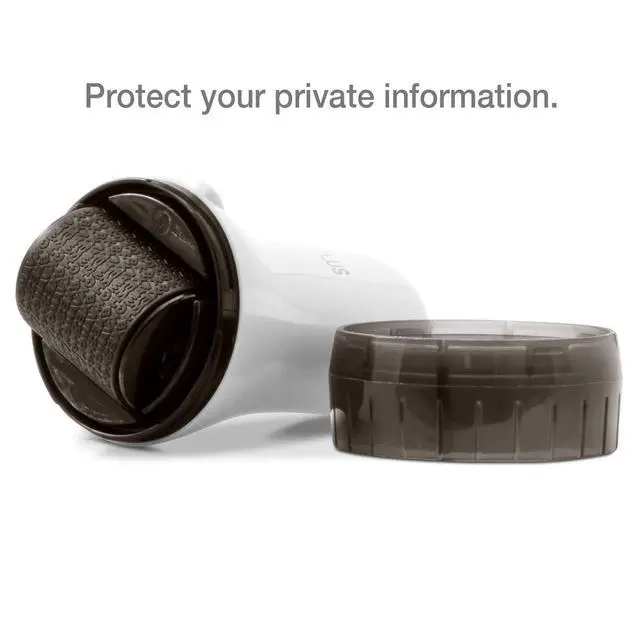 Alt view image 2 of 7 - Guard Your ID Wide Identity Theft Protection Roller Stamp for Mail, White