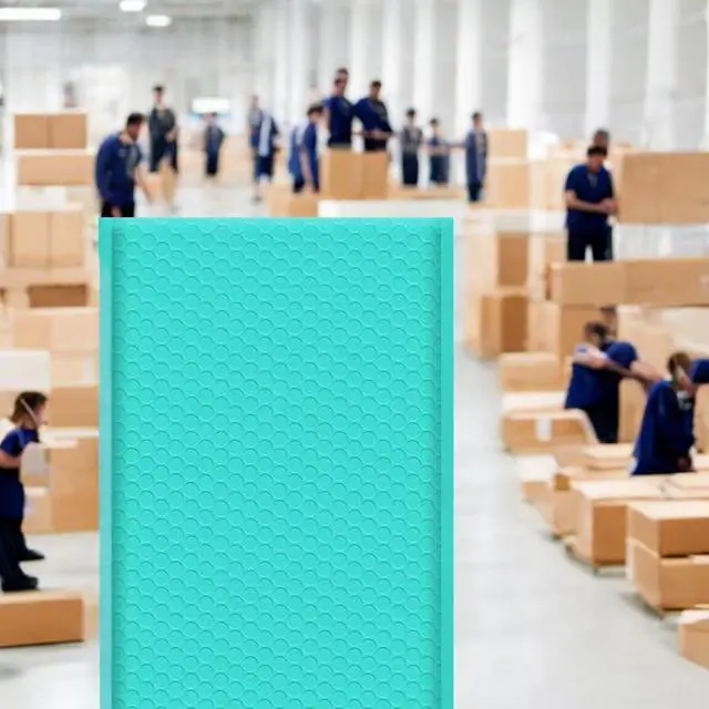 Alt view image 3 of 7 - Teal Poly Bubble Mailers 12.5x19 Inch #6, 100-Pack Large Padded Shipping Envelopes, Self-Seal Opaque Cushioned Mailing Bags for Clothing, Books & Cosmetics Packaging
