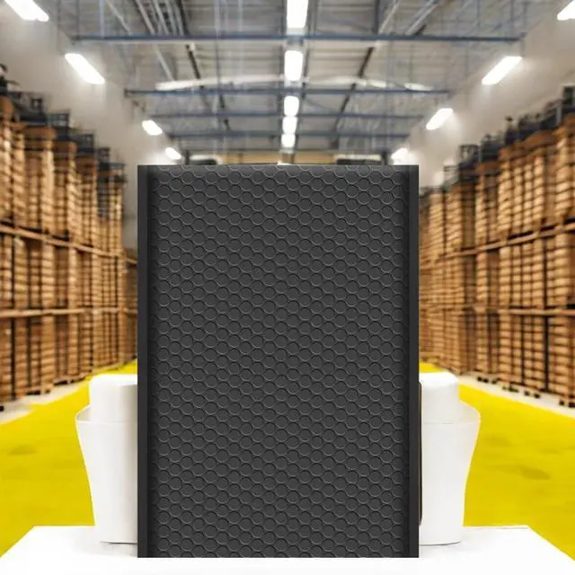 Alt view image 2 of 7 - 12.5x19 Inch Black Poly Bubble Mailers #6, 100-Pack Large Padded Shipping Envelopes with Self-Seal Adhesive Bags for Clothing, Non-Fragile Electronics & Accessories Packaging