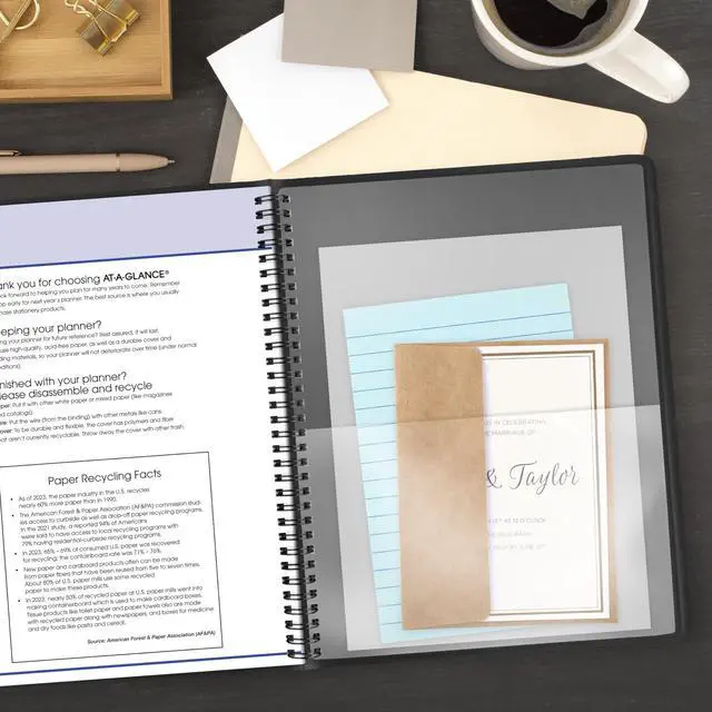 Alt view image 4 of 7 - 2027 Planner, Monthly, 8.25" x 11", QuickNotes, Black (76060527)