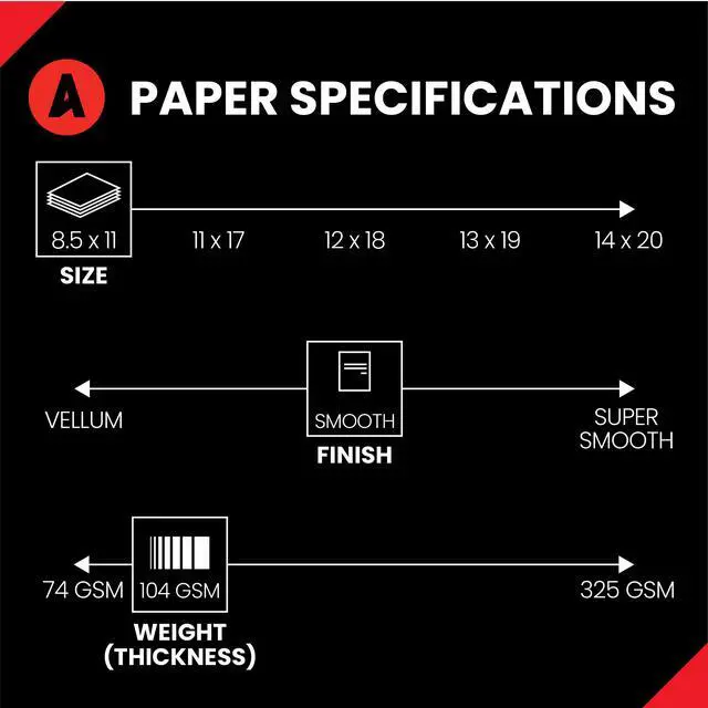 Alt view image 2 of 7 - Opaque Cream Printer Paper, 8.5 x 11 28lb Bond/70lb Text Copy Paper 500 Sheets (1 Ream) Premium Computer Paper with Smooth Finish 97 Bright, 104gsm Warm White Copy Paper 188176R