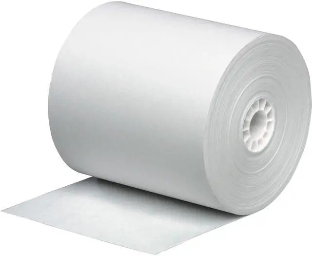 Main image of Cash Register Paper Rolls, 3 Inch x 165 Feet, 50 Rolls per Carton (07788)
