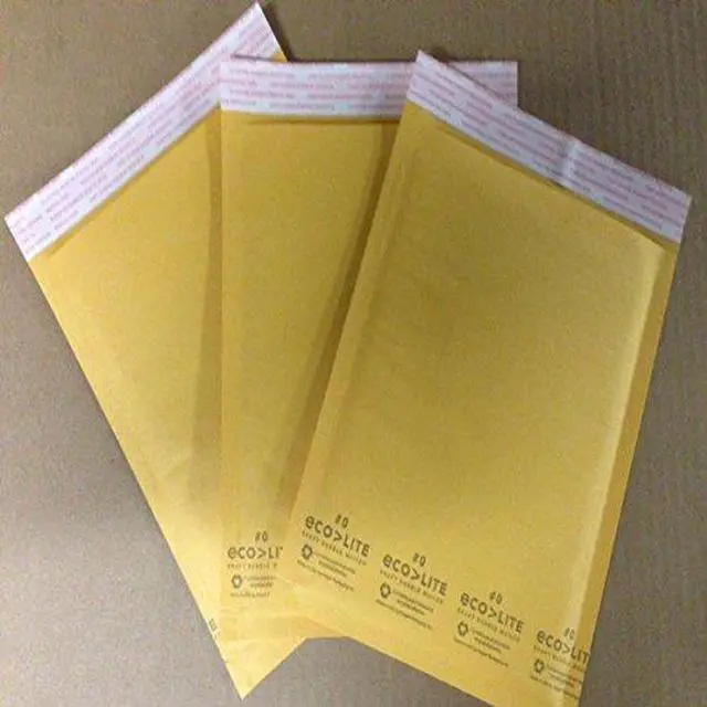 Main image of Kraft Bubble Mailer, #0, 6.5" x 9" - DVD SIZE - Pack of 500 From The Boxery
