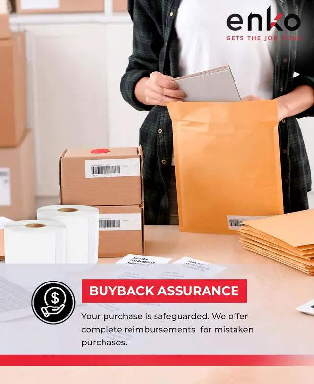 Alt view image 6 of 6 - 30256 48 Rolls | 14400 Address and Shipping Labels (2-5/16 x 4 in) | Direct Thermal Return Mailing and Barcode Labels Compatible with Dymo LabelWriter 450 Turbo and 4XL Printers