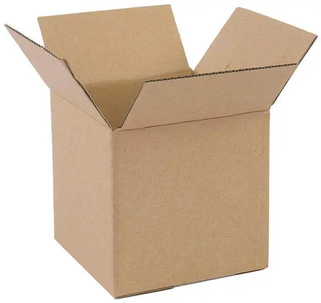 Main image of 100 Packs Cardboard Paper Boxes Mailing Packing Shipping Box Corrugated Carton for Shipping Small Light-Weight Items (8 x 6 x 4 inch)