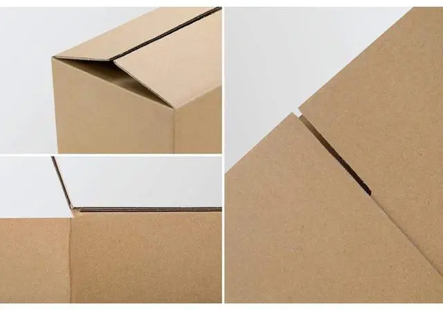 Alt view image 3 of 6 - 100 Packs Cardboard Paper Boxes Mailing Packing Shipping Box Corrugated Carton for Shipping Small Light-Weight Items (8 x 6 x 4 inch)