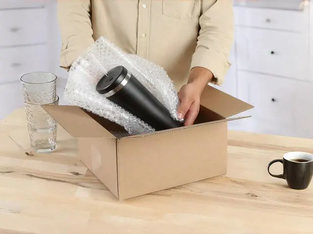 Alt view image 7 of 7 - 11x7.5x5.5" Shipping Boxes 30 Pack, Corrugated Cardboard Mailers | Sturdy corrugated cardboard easy fold kraft surface fits shoes toys books ideal for moving storage shipping