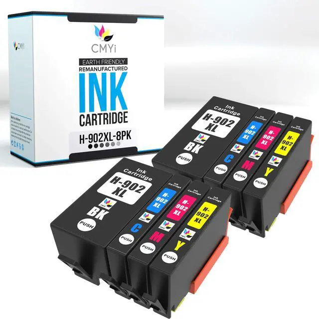 Main image of 902XL Replacement Combo Pack Ink Cartridge for HP OfficeJet Pro 6960, Pro 6963, Pro 6964, Pro 6965, Pro 6966, Pro 6968, Pro 6970, Pro 6971 Printers (2 Black, 2 Cyan, 2 Magenta, 2 Yellow)