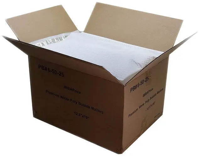 Alt view image 2 of 3 - #5 10.5 x 15.25" Poly Bubble MAILERS Padded ENVELOPES, (100 ct)
