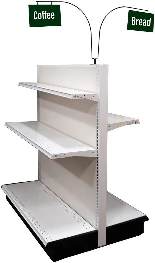 Alt view image 5 of 7 - Curved Gondola Shelf Double Side Magnetic Store Aisle Sign Holder, Department Walkway Section Marker & Labeler for Store Shelving, 10 Pack