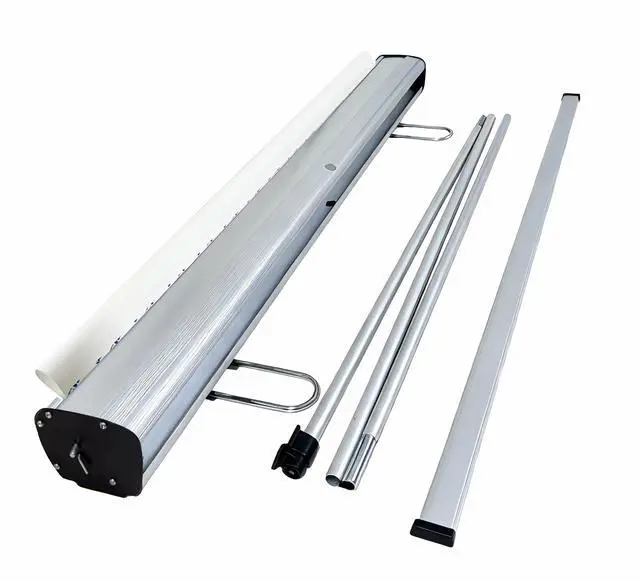 Alt view image 3 of 7 - 33.5x80 Standard Retractable Banner Stand (STAND ONLY) with Padded Carrying Bag for Tradeshow and Events (3 UNITS)
