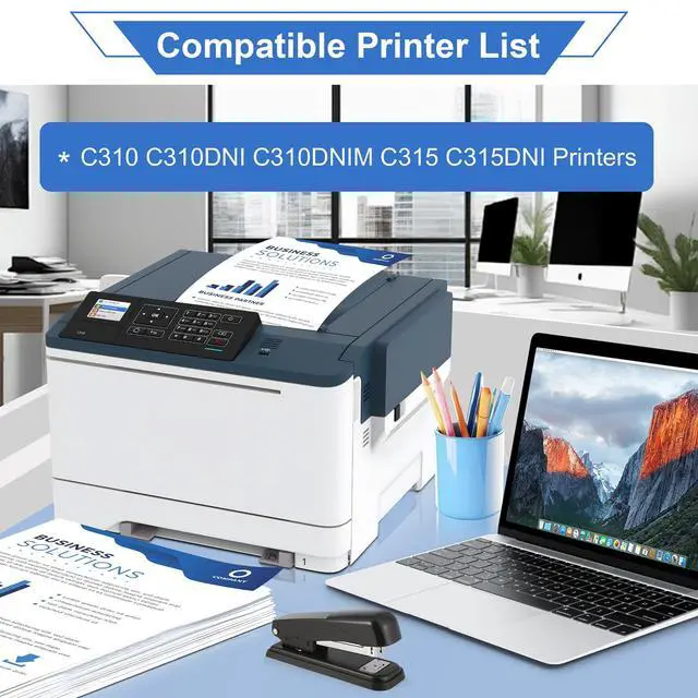 Alt view image 7 of 7 - C310/C315 High-Yield Toner Cartridge 4 Pack | 006R04356 006R04357 006R04358 006R04359 Compatible for Xerox C310 C310DNI C310DNIM C315 C315DNI(Black Cyan Magenta Yellow)