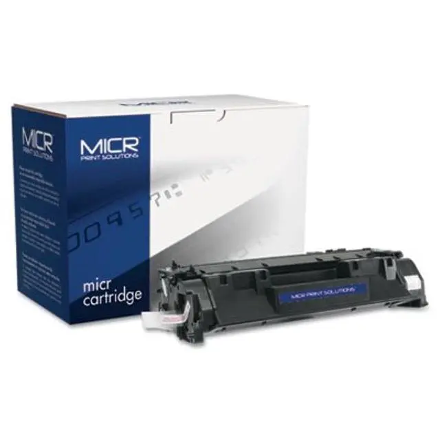 Alt view image 3 of 3 - Compatible Ce505a(m) (05am) MICR Toner, 2,300 Page-Yield, Black