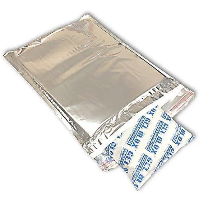 Alt view image 4 of 5 - Insulated Mailer Metalized Envelopes for Cold Shipping, 9" x 12" - 50/Case
