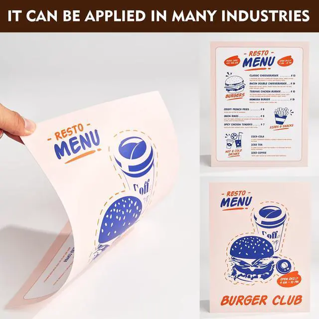 Alt view image 5 of 7 - Custom Flyers, 500/1000/2000 Bulk Printed Promotional Business Flyers with Your Photo Logo Text, Full Color Marketing Handouts for Business, Events, Menus, A4 (11x8) A5 (8x5.5) A6 (5.5x4)