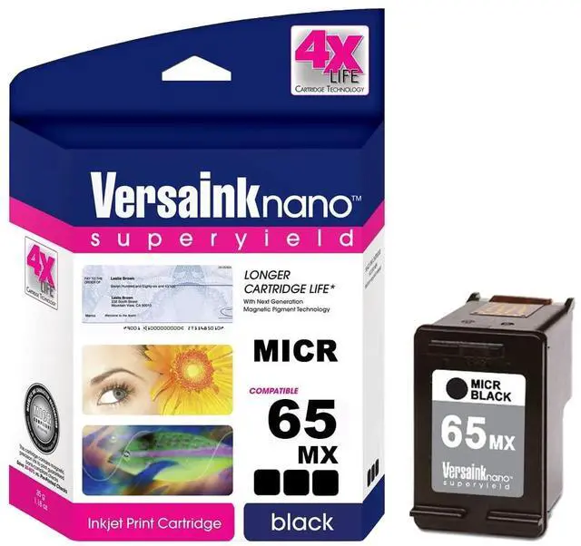 Main image of Nano 65 MX Black MICR Ink Cartridge for Check Printing