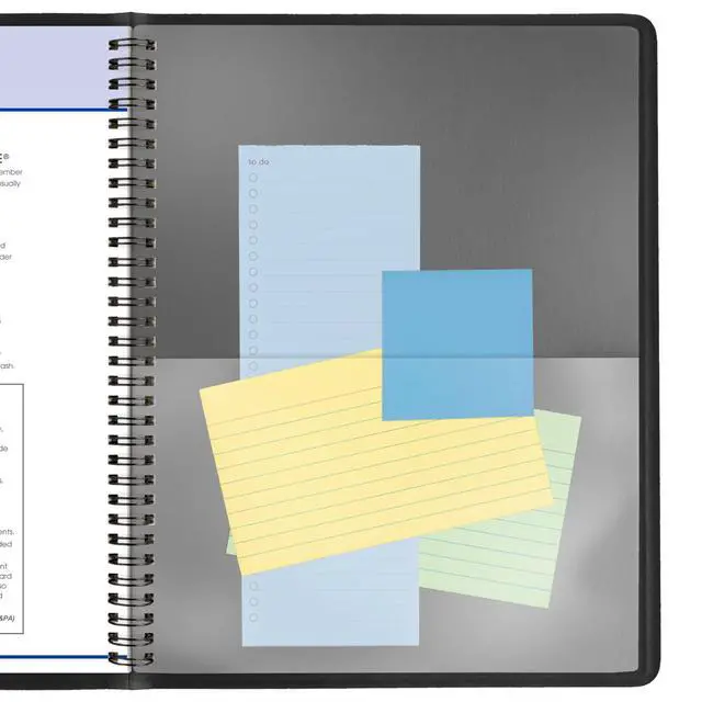 Alt view image 7 of 7 - 2026 Appointment Book Planner, Monthly, 8-1/4" x 11", Large, QuickNotes, Black (76060526)
