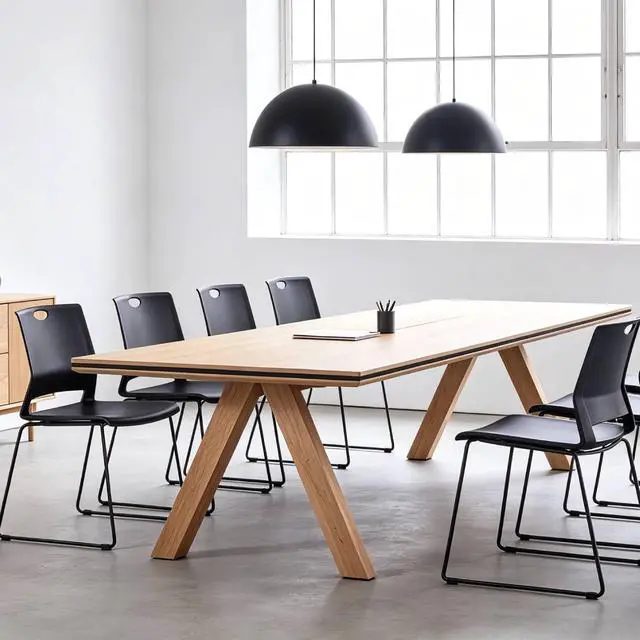Alt view image 2 of 5 - Black Stacking Chairs Set of 4, Plastic Waiting Room Guest Chairs | Space-Saving Stackable, Reinforced Sled Base, Heavy Duty Flexible Seating for Office Lobby, Classroom, Restaurant & Church