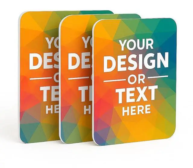 Alt view image 2 of 7 - Custom Foam Boards - 3/16" Thick Personalized Poster Boards for Designs, Text, Logos & Images - Photo Mounting, Presentations, Event Signs, Store Ads - Rounded Rectangle