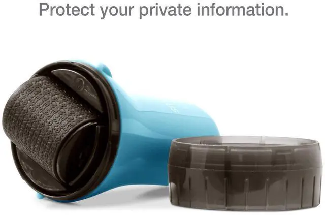Alt view image 2 of 7 - Guard Your ID Wide Identity Theft Protection Roller Stamp for Mail