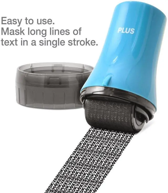 Alt view image 3 of 7 - Guard Your ID Wide Identity Theft Protection Roller Stamp for Mail
